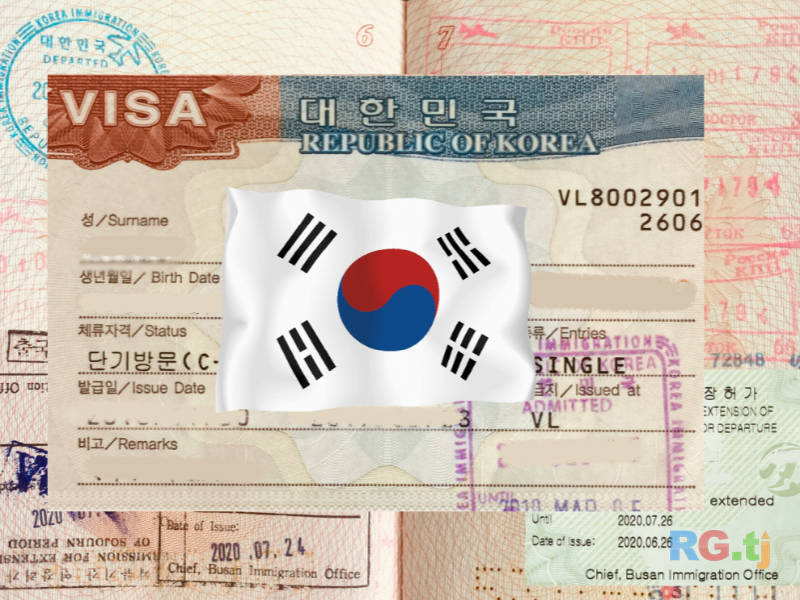 Оформление визы в Корею