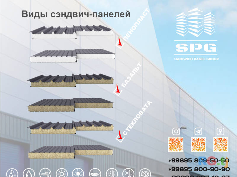 Качественные сэндвич панели от производителя