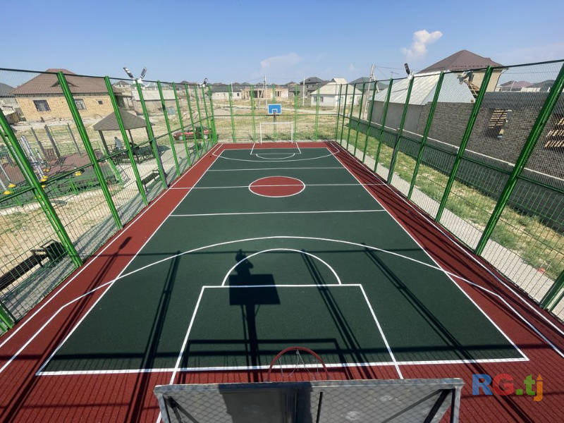 Укладка резинового покрытия в Таджикистане