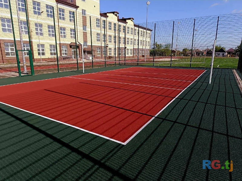 Укладка резинового покрытия в Таджикистане