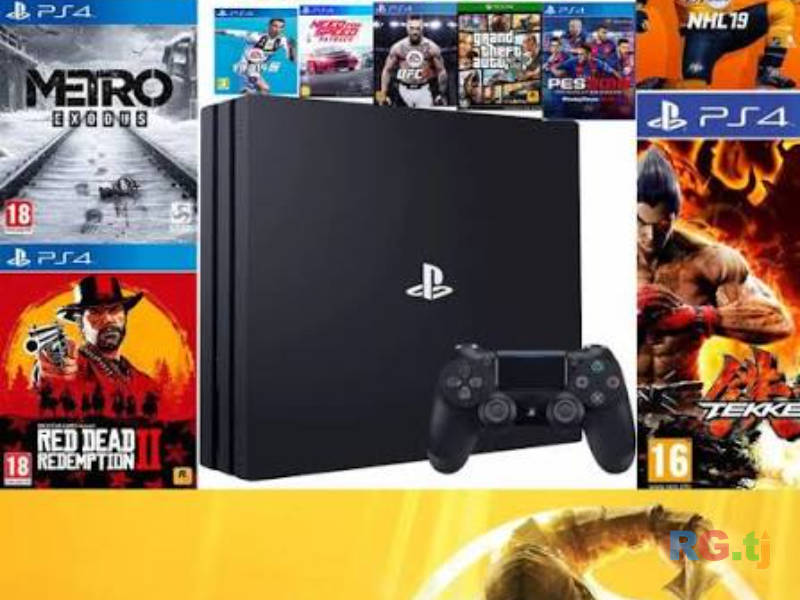 Аренда PlayStation 4 с 2 джойстиками и всеми играми | Игровой развлекательный комплект