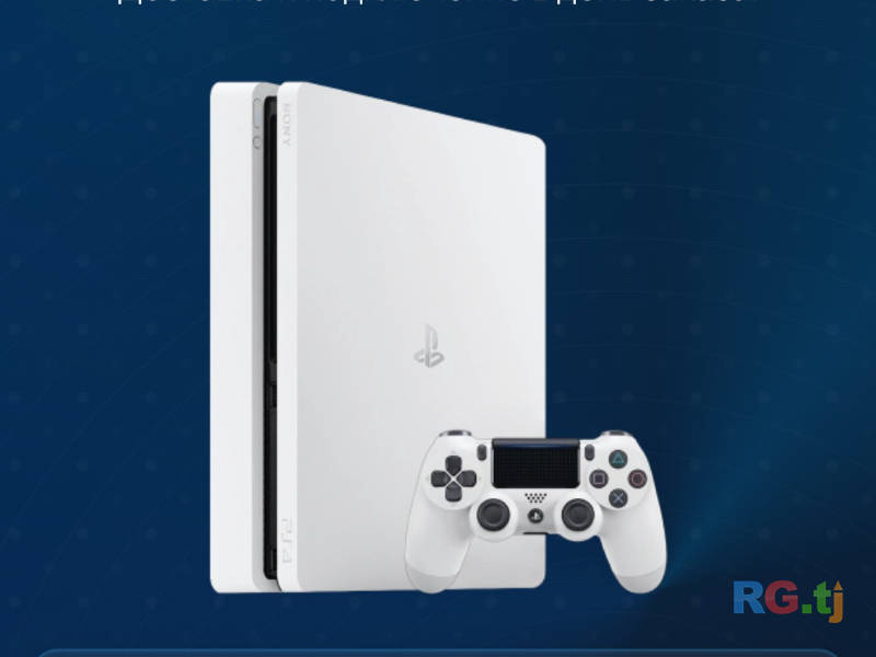 Прокат PlayStation 4 в Худжанде | Аренда PS4 с 2 джойстиками и играми | Игровая приставка напрокат под ключ