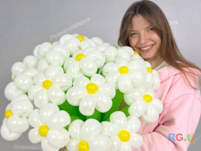 Цветы из шаров на заказ